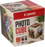 Canon Photo Cube Creative Pack - 2-pack - svart, farge (cyan, magenta, gul) - original - blank - blekkpatron/ papirsett (5225B018)