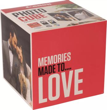 Canon Photo Cube Creative Pack - 2-pack - svart, farge (cyan, magenta, gul) - original - blank - blekkpatron/ papirsett (3713C011)