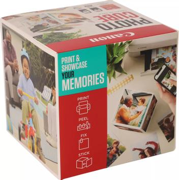 Canon Photo Cube Creative Pack - 2-pack - svart, farge (cyan, magenta, gul) - original - blekkpatron/ papirsett (3713C012)
