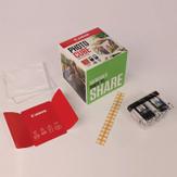 Canon Photo Cube Creative Pack - 2-pack - svart, farge (cyan, magenta, gul) - original - blank - blekkpatron/ papirsett (3713C014)