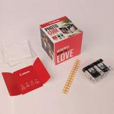 Canon Photo Cube Creative Pack - 2-pack - svart, farge (cyan, magenta, gul) - original - blank - blekkpatron/ papirsett (3713C011)