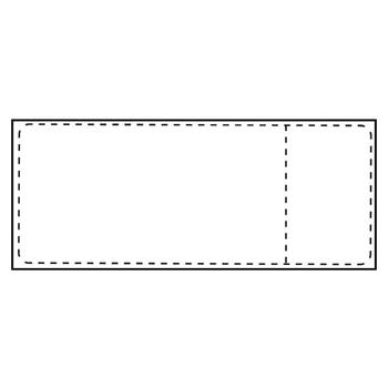 CAPTURE Shipping Labels DT 105x251mm FanFold With Receipt Part (PostNord/ DB Schenker) 2000pcs (SHIPLABEL105X251-FF2R)