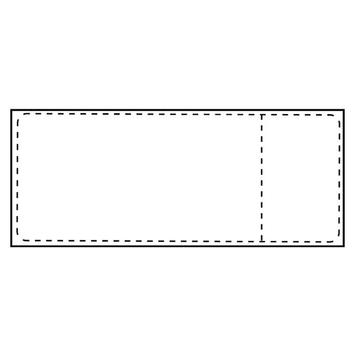 Capture Ship-label 105 x 251mm, Core (SHIPLABEL105X251-C76R)