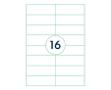 CAPTURE A4 label 105x37 mm. 16 labels 