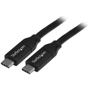 STARTECH USB-C Cable with Power Delivery (5A) - M/M - 4m- USB 2.0 - USB-IF Certified (USB2C5C4M)