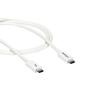 STARTECH 1M THUNDERBOLT 3 USB C CABLE 20GBPS - WHITE CABL (TBLT3MM1MW)