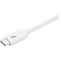 STARTECH 1M THUNDERBOLT 3 USB C CABLE 20GBPS - WHITE CABL (TBLT3MM1MW)