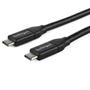 STARTECH 1M USB TYPE C CABLE WITH 5A PD - USB 2.0 - USB-IF CERTIFIED CABL (USB2C5C1M)