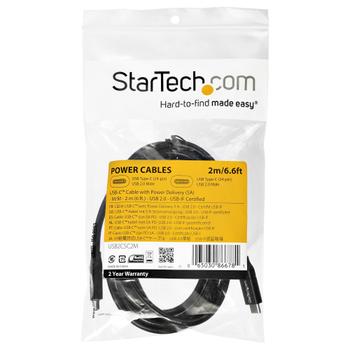 STARTECH StarTech.com 2m USB Type C Cable With 5a PD (USB2C5C2M)