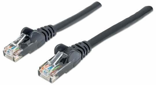 INTELLINET Patchkabel RJ45 U/UTP Cat6 2.00m schwarz (342063)