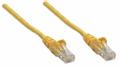 INTELLINET Network Cable RJ45, Cat5e UTP, 50 cm, yellow, 100% copper (325165)