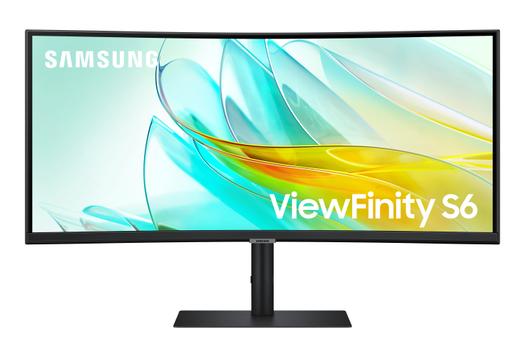 Samsung ViewFinity S6 34" kurvet WQHD-skjerm HDR (LS34C652UAUXEN)