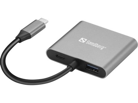 SANDBERG USB-C Dock 2xHDMI+USB+PD (136-44)