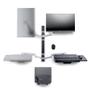 STARTECH WALL MOUNT WORKSTATION - WITH DESKTOP PC WALL MOUNT-BRACKET ACCS (2PASTSC-WALL-MOUNT)