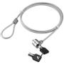 TECHLY Cable Lock Silver 1.4 M