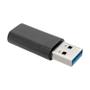EATON Tripp Lite USB-C to USB-A Adapter (F/M), USB 3.2 Gen 2 (10 Gbps) - USB-adapter - 24 pin USB-C (hona) till USB typ A (hane) - USB 3.2 Gen 2 / Thunderbolt 3 - 0.9 A - upp till 10 Gbps dataöverföringshas