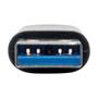 EATON Tripp Lite USB-C to USB-A Adapter (F/M), USB 3.2 Gen 2 (10 Gbps) - USB-adapter - 24 pin USB-C (hona) till USB typ A (hane) - USB 3.2 Gen 2 / Thunderbolt 3 - 0.9 A - upp till 10 Gbps dataöverföringshas (U329-000-10G)