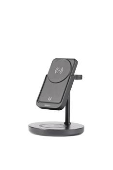 DELTACO 3-in-1 magnetic wireless charger, detachable power bank (QI-1045)