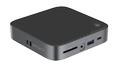 DELTACO USB-C docknings station, dubbel, 2x HDMI