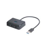 DELTACO USB-A hub, 5 Gbps, 4x USB-A, black