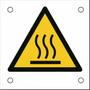 BRADY ISO Safety Sign - Warning Hot