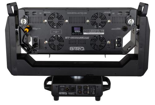 BRITEQ BT-NONAMOVE Bevegelig Blinder 9x 60W CW/WW LEDs + RGB Glow (B05533)
