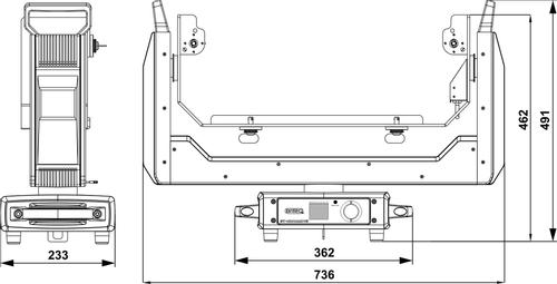 BRITEQ BT-NONAMOVE Bevegelig Blinder 9x 60W CW/WW LEDs + RGB Glow (B05533)