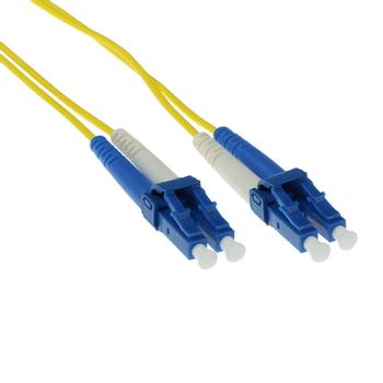 ACT 1.5 meter LSZH Singlemode 9/125 OS2 fiber patch cable duplex with LC connectors (RL9951)