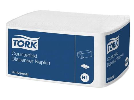 TORK 10935 Universal servietter 1-lags N1 hvid 300stk (10935*24)