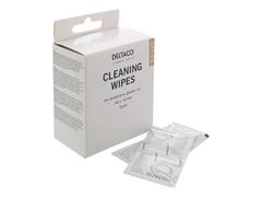 DELTACO Office cleaning wipes for smartphone, 1-pack 52pcs