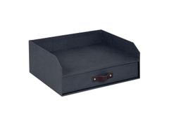 Bigso Box Brevkurv BIGSO Walter A4 m/skuff sort