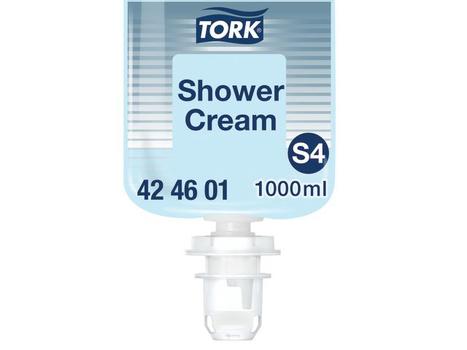 TORK Hair and Bodyshampoo,  Tork, S4 Shower Crème, sæbe, pakke a 6 stk (424601)