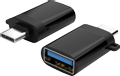 Elivi USB C til USB A adapter USB C - 5Gbps USB A 3.0 m/ nøkkelringhull (ELV-UC-UAFAMN)