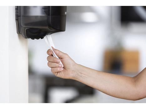 KATRIN Aftøringspapir dispenser,  Katrin, S sort 186mmx174mm x 344mm (82247)