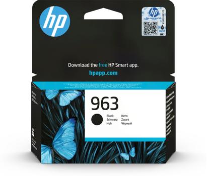HP 963 Black Standard Capacity Ink Cartridge 24ml for HP OfficeJet Pro 9010/9020 series - 3JA26AE (3JA26AE)