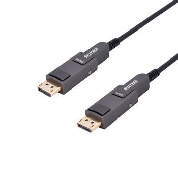 STOLTZEN AOC DisplayPort 1.4 30 m 32Gbps, 8K@60, 4K@120 - m/ Adapter (AOC-DP-ADAPT-030)