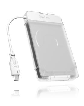 ICY BOX Adapter Kabel IcyBox 6,3cm SATA SSD -> USB 3.0 Type C (wh) (IB-AC703-C)