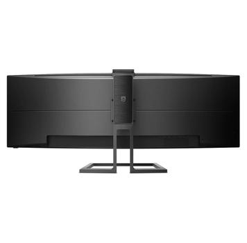 PHILIPS Brilliance P-line 499P9H - LED monitor - curved - 49" (48.8" viewable) - 5120 x 1440 Dual Quad HD @ 60 Hz - VA - 450 cd/m² - 3000:1 - DisplayHDR 400 - 5 ms - 2xHDMI, DisplayPort,  USB-C - speakers - (499P9H/00)