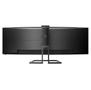 PHILIPS Brilliance P-line 499P9H - LED monitor - curved - 49" (48.8" viewable) - 5120 x 1440 Dual Quad HD @ 60 Hz - VA - 450 cd/m² - 3000:1 - DisplayHDR 400 - 5 ms - 2xHDMI, DisplayPort,  USB-C - speakers - (499P9H/00)