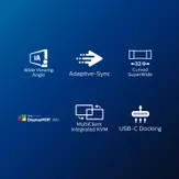 Philips 32:9 SuperWide kurvet 49" 5120x1440 (Dual QHD) - DisplayHDR 400, Windows Hello pop-up-webkamera (499P9H/00)