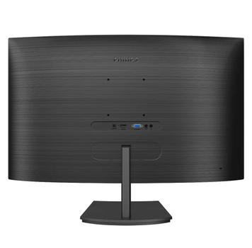 PHILIPS E-line 241E1SCA - LED monitor - curved - 24" (23.6" viewable) - 1920 x 1080 Full HD (1080p) @ 75 Hz - VA - 250 cd/m² - 3000:1 - 4 ms - HDMI, VGA - speakers - textured black (241E1SCA/00)