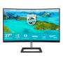 PHILIPS E-line 272E1CA - LED monitor - curved - 27" - 1920 x 1080 Full HD (1080p) @ 75 Hz - VA - 250 cd/m² - 3000:1 - 4 ms - HDMI, VGA, DisplayPort - speakers - textured black (272E1CA/00)