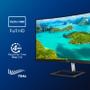 PHILIPS E-line 322E1C - LED monitor - curved - 32" (31.5" viewable) - 1920 x 1080 Full HD (1080p) @ 75 Hz - VA - 250 cd/m² - 3000:1 - 4 ms - HDMI, VGA, DisplayPort - textured black (322E1C/00)