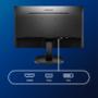 PHILIPS V-line 243V7QDAB - LED monitor - 24" (23.8" viewable) - 1920 x 1080 Full HD (1080p) @ 60 Hz - IPS - 250 cd/m² - 1000:1 - 5 ms - HDMI, DVI-D, VGA - speakers - textured black (243V7QDAB/00)