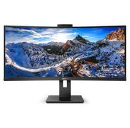 PHILIPS P-line 346P1CRH - LED monitor - curved - 34" - 3440 x 1440 WQHD @ 100 Hz - VA - 500 cd/m² - 3000:1 - DisplayHDR 400 - 4 ms - HDMI, DisplayPort,  USB-C - speakers - black texture (346P1CRH/00)