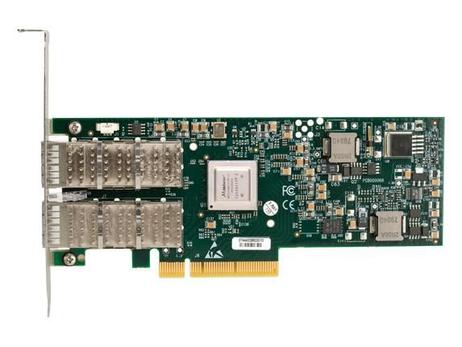 Hewlett Packard Enterprise HPE InfiniBand 4X QDR CX-2 PCI-e G2 Dual-port HCA - nettverksadapter - PCIe 2.0 x8 - 2 porter (592520-B21)