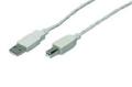 MCAB CABLE USB 2.0 A TO B 1.8M GREY MALE/MALE CABL