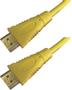 MCAB HDMI HI-SPEED CABLE WITH ETHERNET - YELLOW - 2.0M CABL