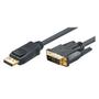 MCAB DISPLAYPORT TO DVI CABLE, M/M