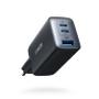 ANKER 735 GAN III PRIME 3-PORT 65W CHARGER EU BLACK CHAR